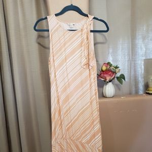 Vintage style 70s striped dress